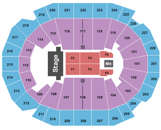 Fiserv Forum Trans-Siberian Orchestra Seating Chart